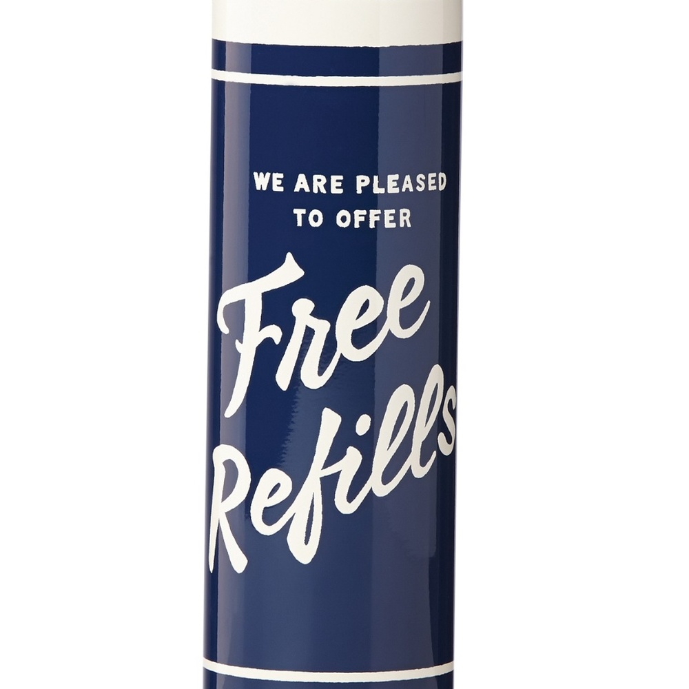 New in Box | Kate Spade "Free Refills" Tumbler - Picture 3 of 4